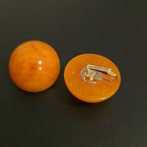 Vintage Lucite Clipon Earrings